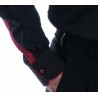 Hemd Langarm schwarz/rot - 3049ML