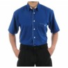 Hemd Kurzarm royalblau - 3057MK