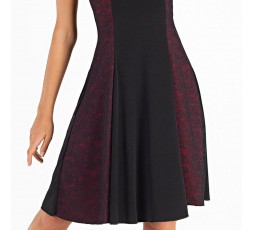 So Danca Ballroom Tanzkleid schwarz mit rot Gr. L (6)(E11035)