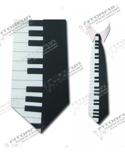 SWING Krawatte Schwarz/Weiß - K10