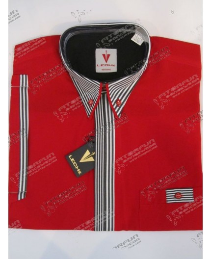 Hemd Kurzarm rot - 9999L04K