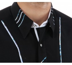 Hemd Kurzarm schwarz - 2022MK