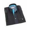 Hemd Kurzarm schwarz - 3003MK