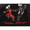 Fleecejacke Stickmotiv Tanzpaar Boogie Woogie