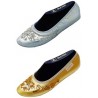 Bauchtanzschuhe 6310 gold oder silber