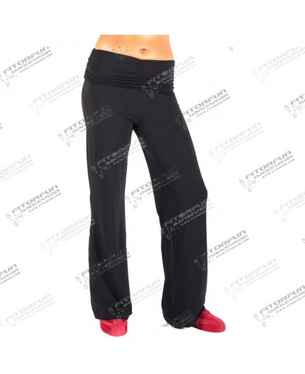 Jazzhose Lena schwarz m. gerafftem Bund