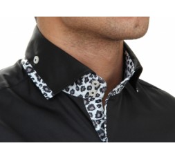 Hemd Kurzarm schwarz Slimfit - 6029412MK SLIM