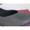 BL 116 schwarz glitzer - Tanzschuhe mit Chromledersohle - 3,8 cm Absatz